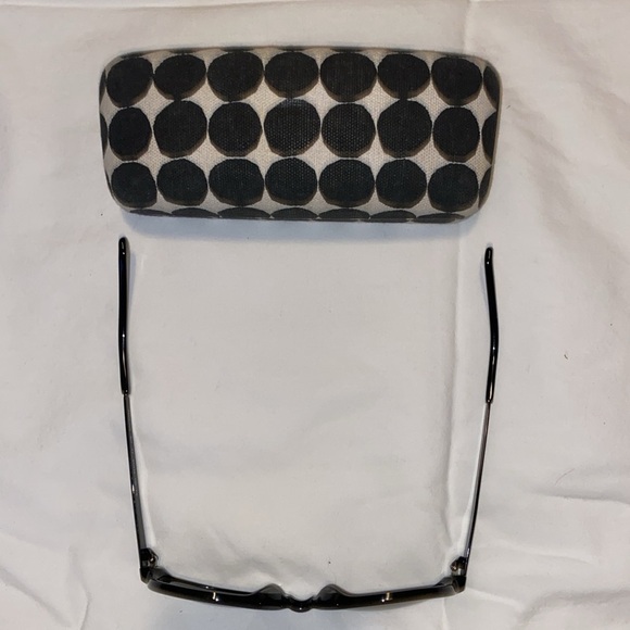 Kate Spade Amalia/s Black and Polka Dot Arms Sunglasses w/ BR Marimekko Case - Picture 9 of 15